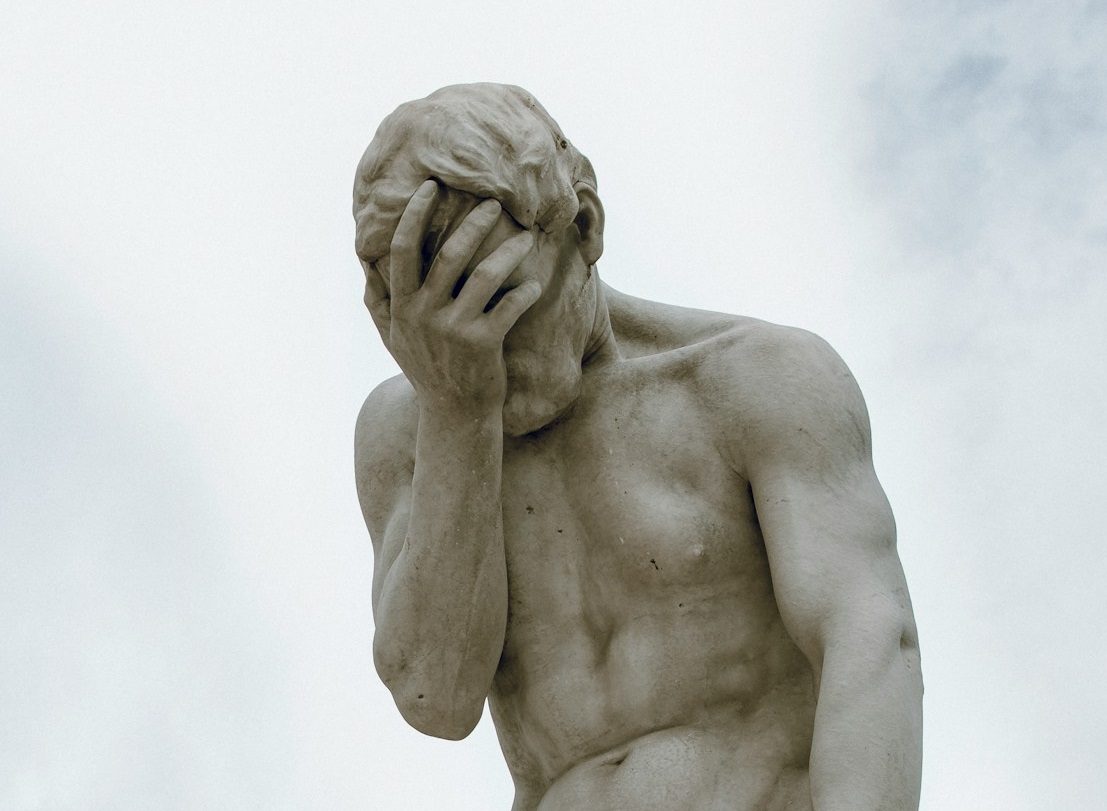 Statue in Tuileries garden in Paris